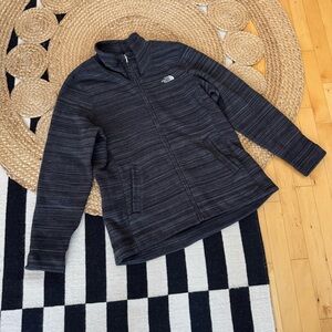 The North Face Black and Gray Warm Sweatshirt